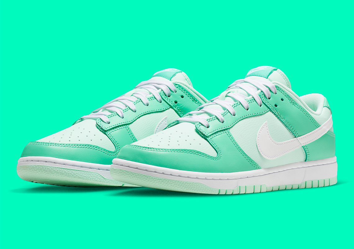 Hình ảnh mới nhất của đôi giày sneaker Nike Dunk Low Mint Foam Light Menta