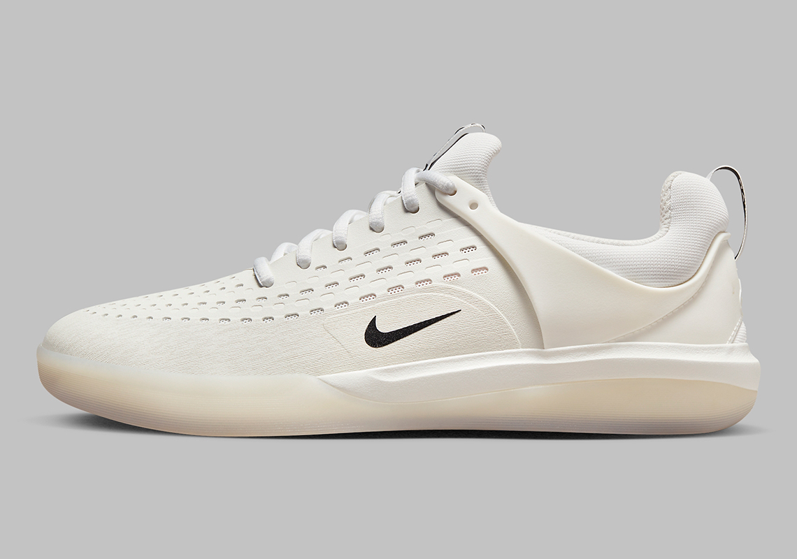 Hình ảnh mới nhất của mẫu giày Nike SB Nyjah 3 Summit White/Black - 2