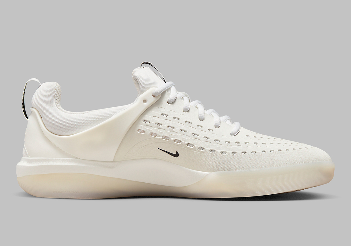 Hình ảnh mới nhất của mẫu giày Nike SB Nyjah 3 Summit White/Black - 3