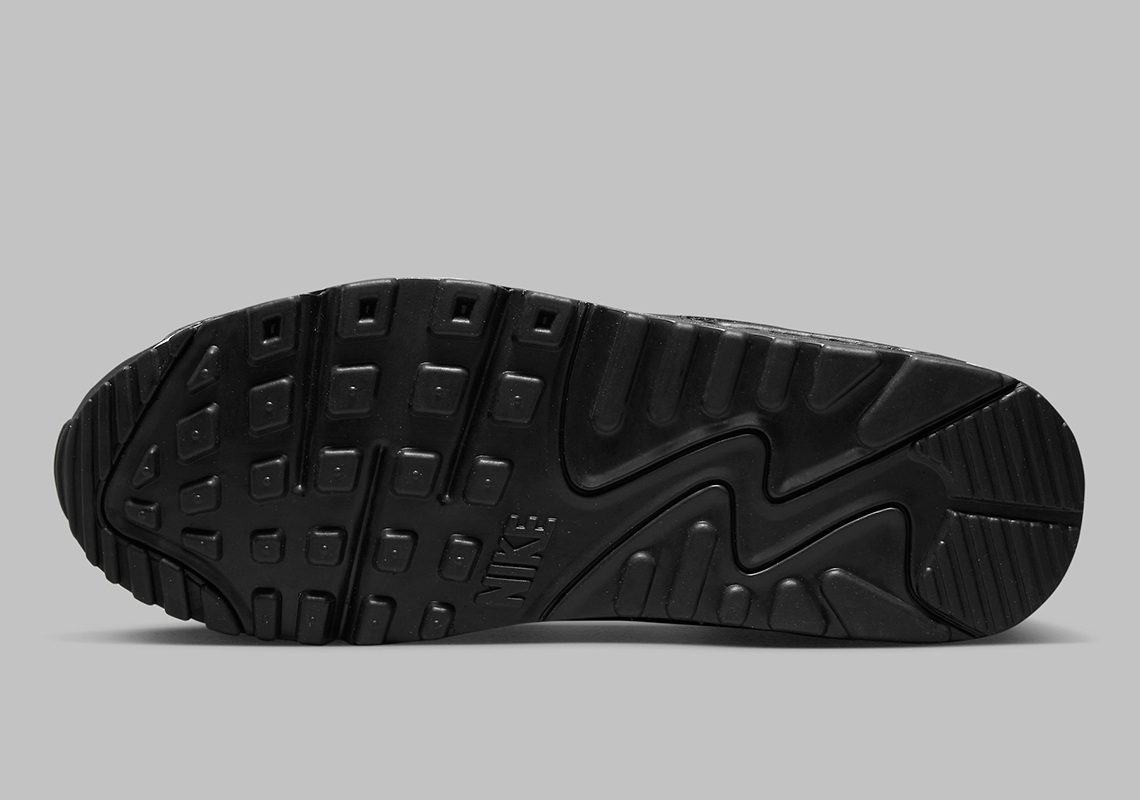 Hình ảnh mới nhất của mẫu giày sneaker Nike Air Max 90 Grey/Black Stencil - 4