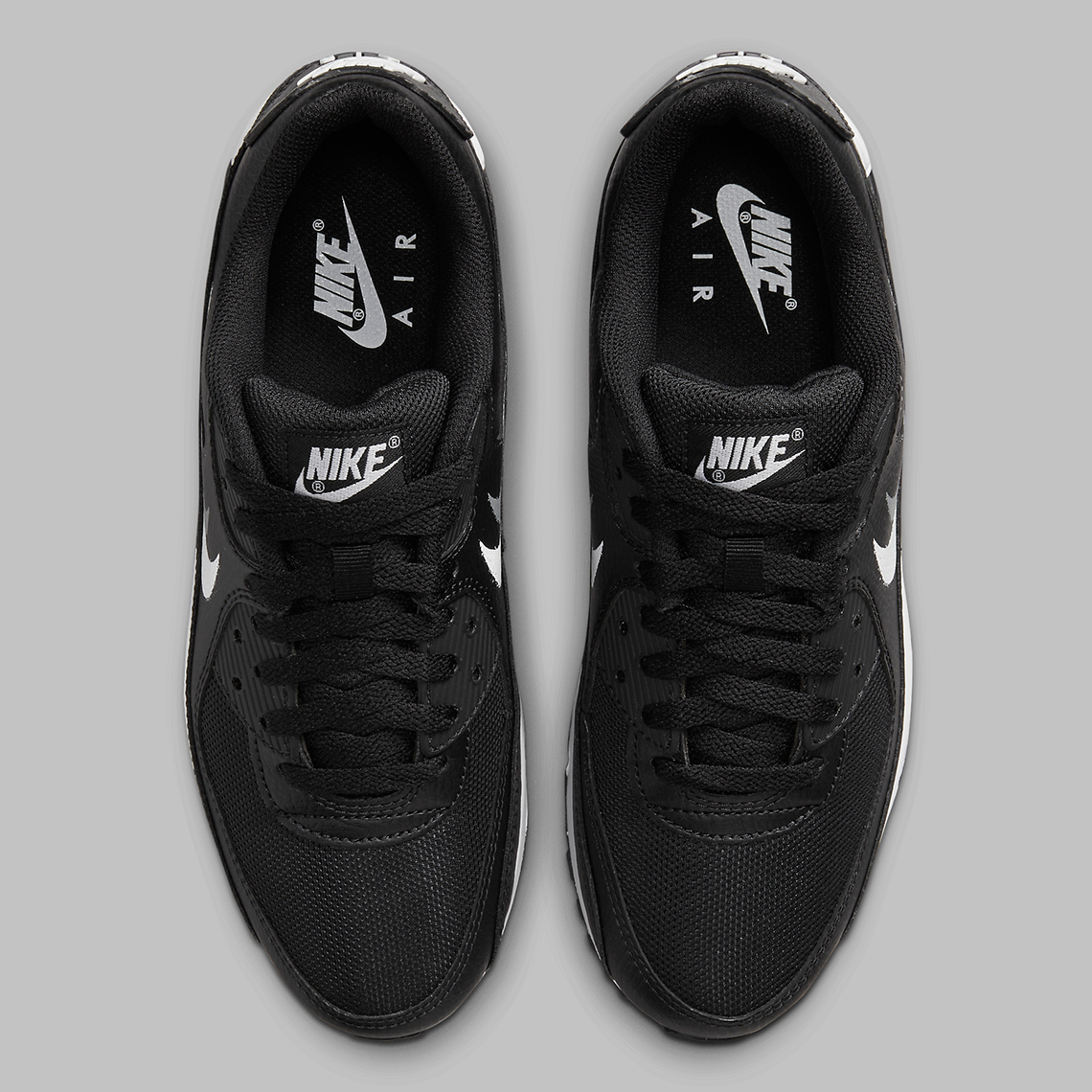 Hình ảnh mới nhất của mẫu giày sneaker Nike Air Max 90 Grey/Black Stencil - 6