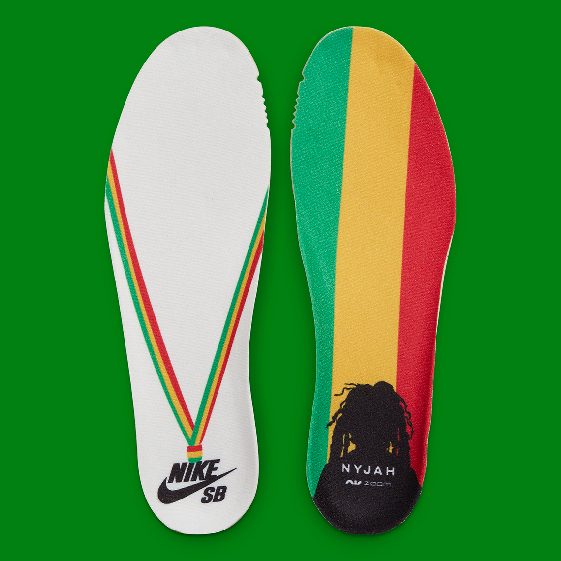 Hình ảnh mới nhất của mẫu giày sneaker Nike SB Nyjah 3 Rastafari - 10