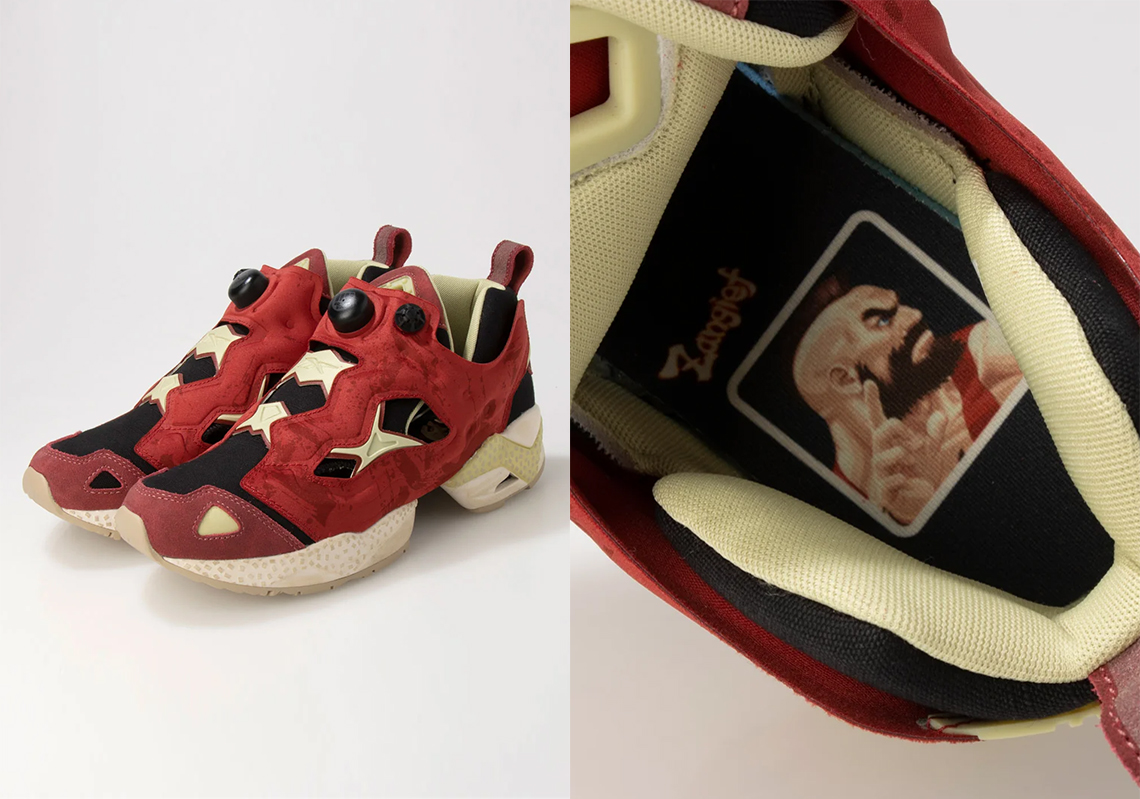 Hình ảnh mới nhất của mẫu giày Street Fighter II x Reebok Instapump Fury