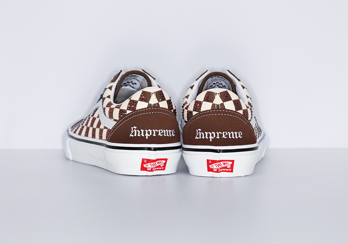 Hình ảnh mới nhất của mẫu giày Supreme Swarovski Vans Old Skool - 10