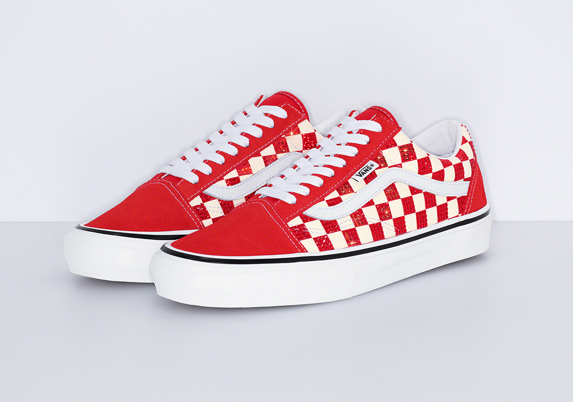 Hình ảnh mới nhất của mẫu giày Supreme Swarovski Vans Old Skool - 11