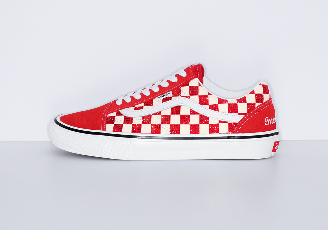 Hình ảnh mới nhất của mẫu giày Supreme Swarovski Vans Old Skool - 12