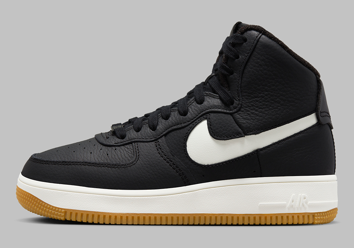 Hình ảnh mới nhất của Nike Air Force 1 Sculpt Black/White/Gum - 2