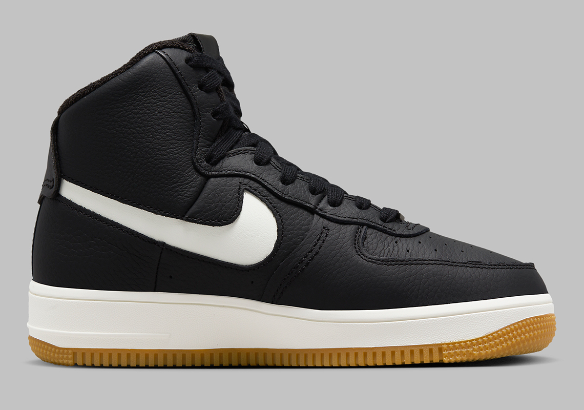 Hình ảnh mới nhất của Nike Air Force 1 Sculpt Black/White/Gum - 3
