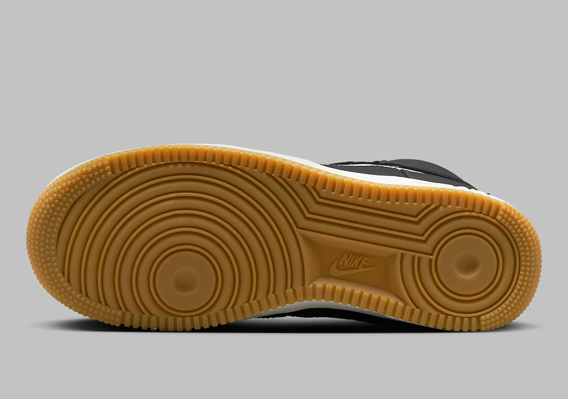 Hình ảnh mới nhất của Nike Air Force 1 Sculpt Black/White/Gum - 6