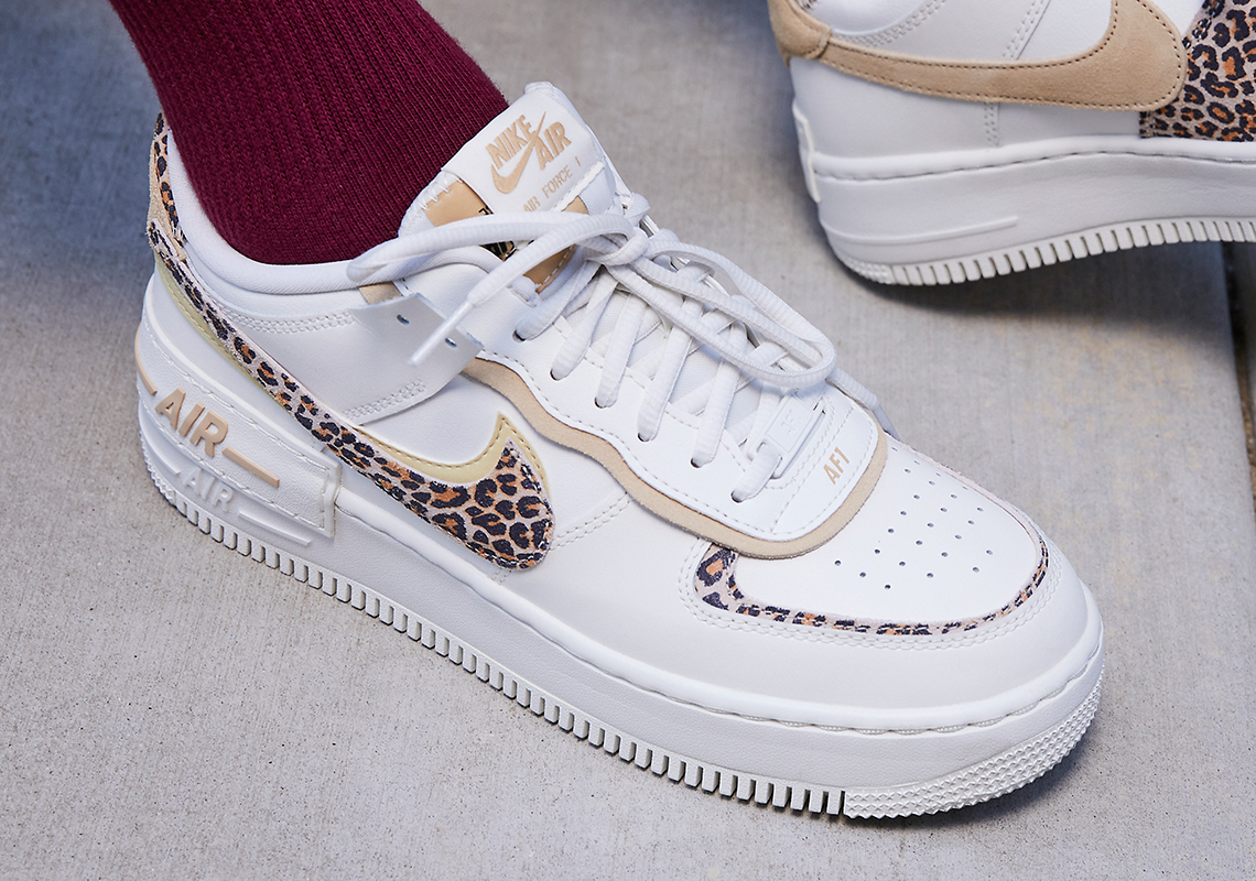 Hình ảnh mới nhất của Nike Air Force 1 Shadow "Leopard"