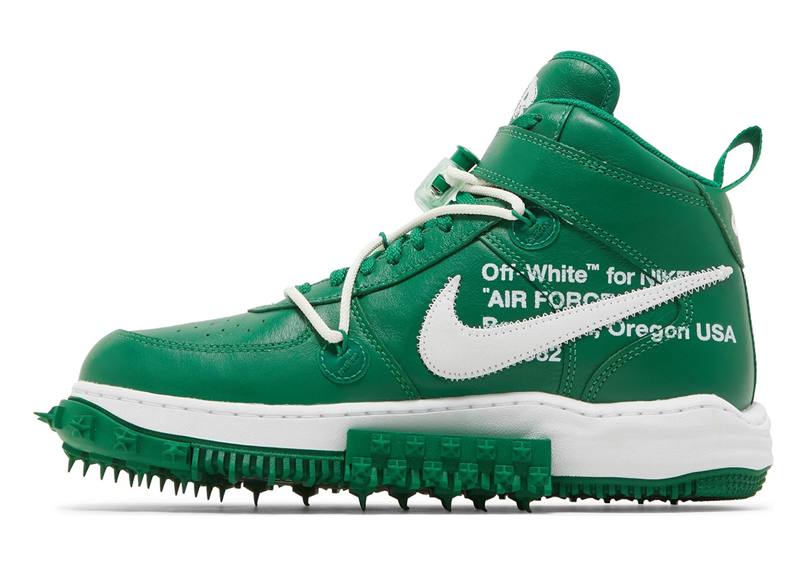 Hình ảnh mới nhất của Off-White x Nike Air Force 1 Mid Pine Green - 3