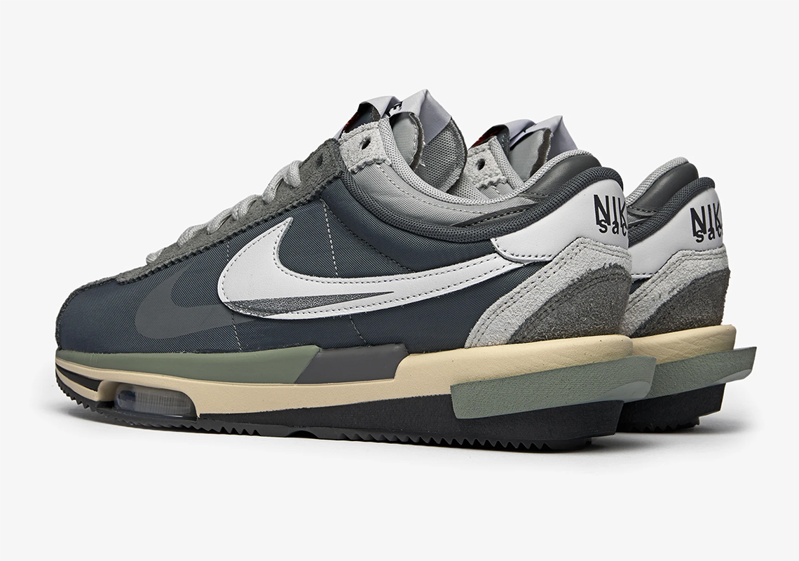 Hình ảnh mới nhất của Sacca x Nike Zoom Cortez Iron Grey - 1