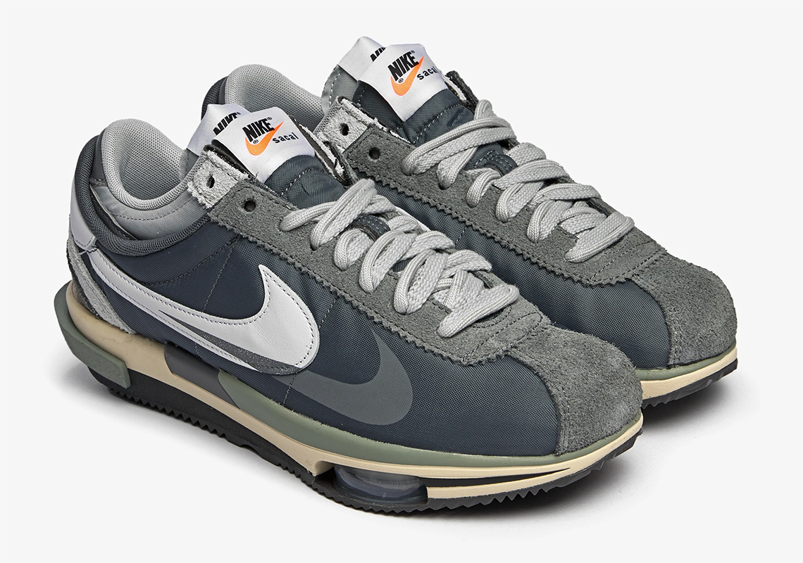 Hình ảnh mới nhất của Sacca x Nike Zoom Cortez Iron Grey - 3