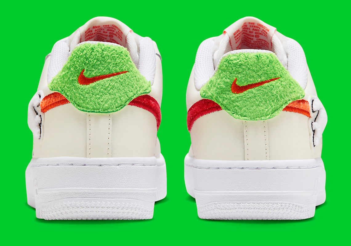 Hình minh họa chủ đề thiên nhiên xuất hiện trên Nike Air Force 1 Low trẻ em này - 5