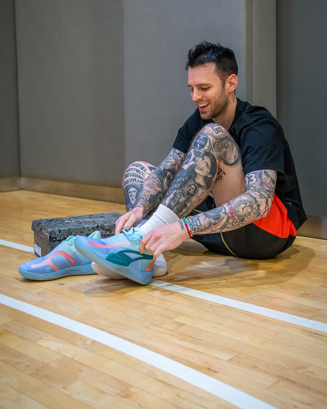 HLV kỹ năng NBA Chris Brickley ra mắt Puma Rise Nitro Collab của anh ấy - 10