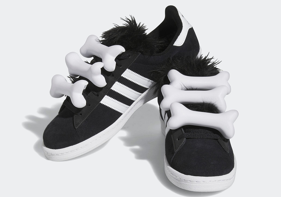 Jeremy Scott và adidas đưa giày adidas Campus 80s lên một tầm cao mới với họa tiết xương khủng long - 3