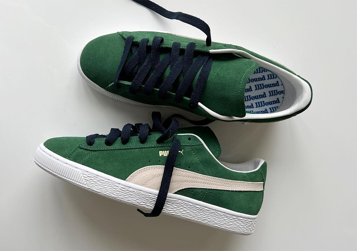 JJJJound Puma Suede Green da lộn độc quyền cho Trung Quốc - 1