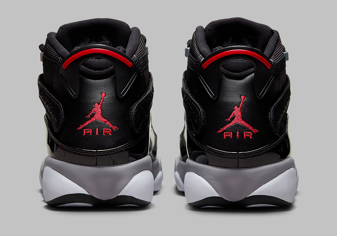 Jordan 6 Rings Black/Cement Grey/University Red/White: Sự Kết Hợp Độc Đáo của Jordan Legacy - 5
