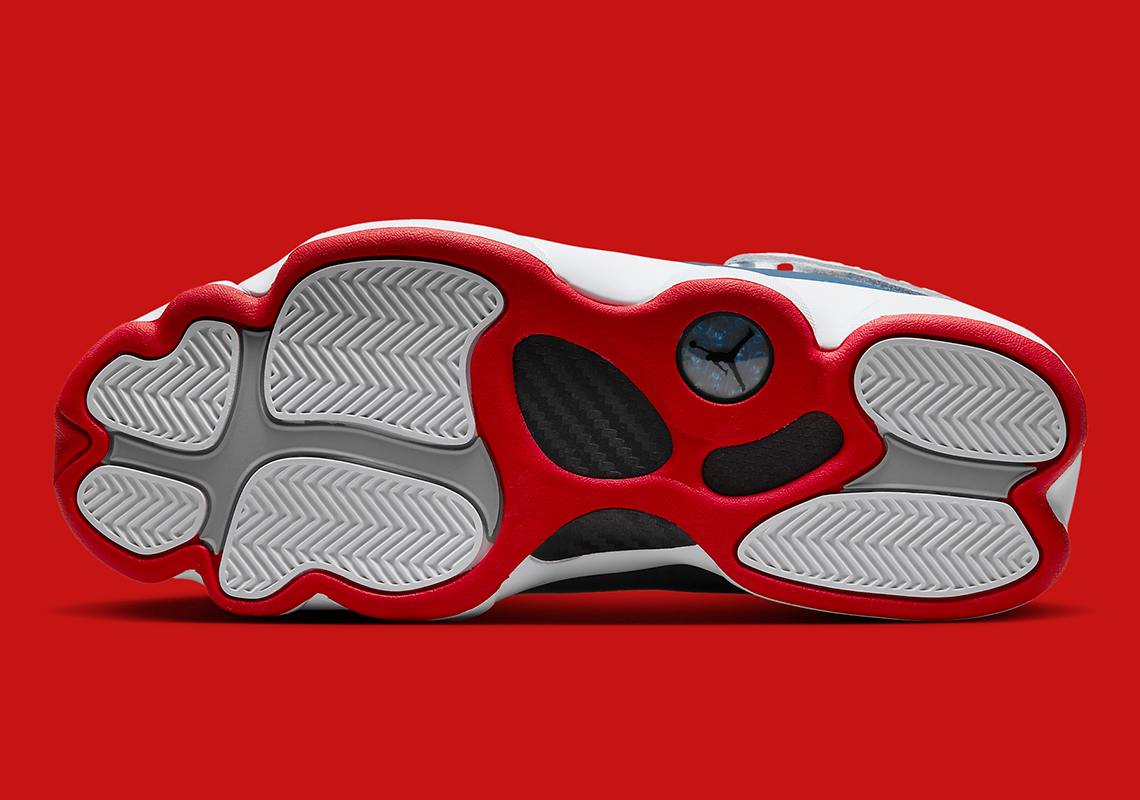 Jordan 6 Rings kết hợp màu true blue của riêng mình - 6