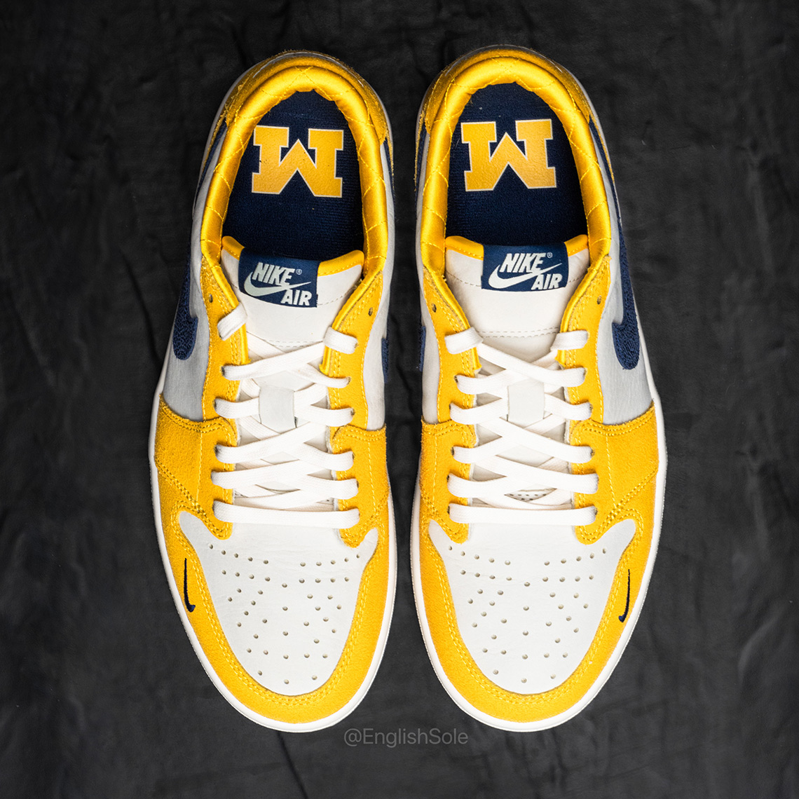Jordan Brand tặng phiên bản đặc biệt Air Jordan 1 Low OG PE cho đội bóng Michigan Wolverines - 11