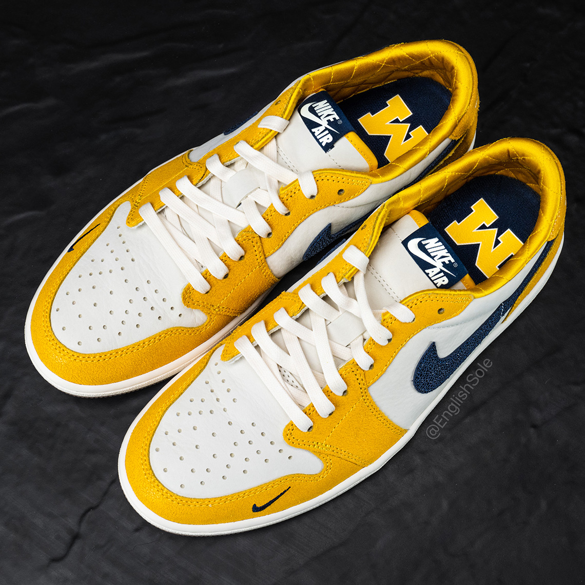 Jordan Brand tặng phiên bản đặc biệt Air Jordan 1 Low OG PE cho đội bóng Michigan Wolverines - 4