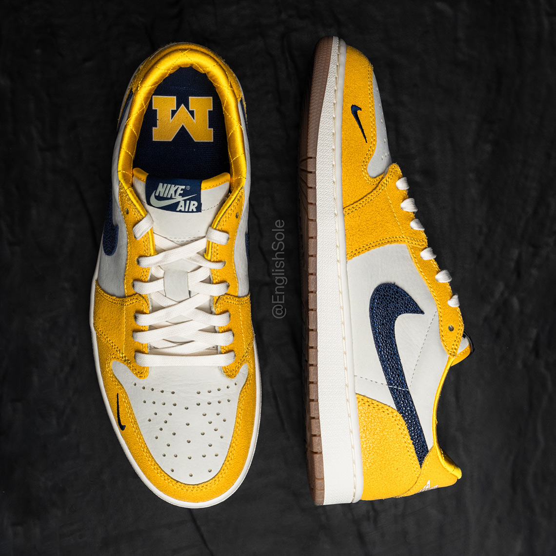 Jordan Brand tặng phiên bản đặc biệt Air Jordan 1 Low OG PE cho đội bóng Michigan Wolverines - 7