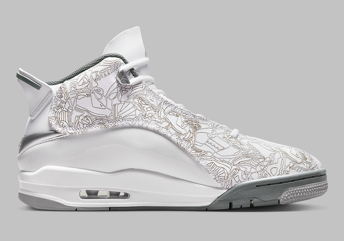 Jordan Dub Zero tỏa sáng trong bảng màu màu xám khói - 3