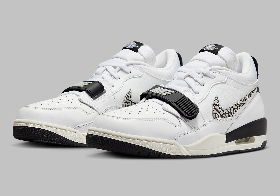 Jordan Legacy 312 'Cement Swoosh': - 9