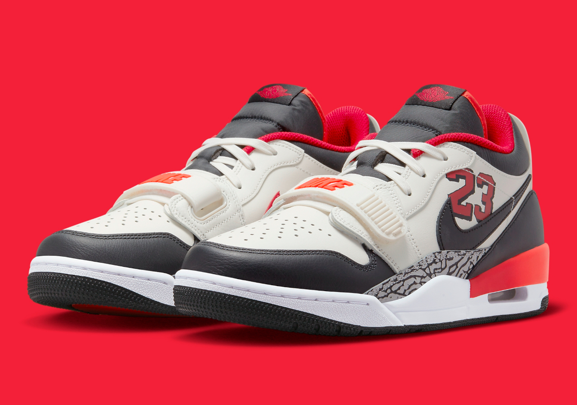 Jordan Legacy 312 Low thân thiện với Chicago Bulls này có nhãn hiệu 23 mới ở hai bên - 2