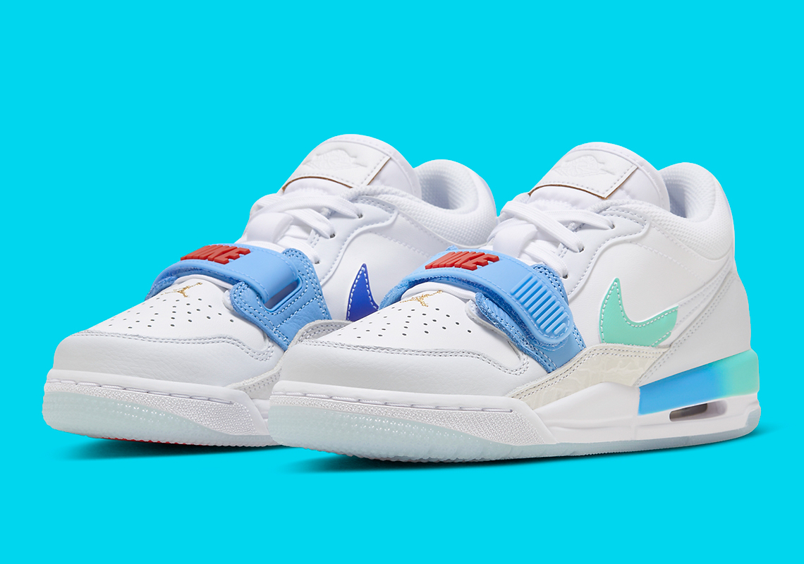 Jordan Legacy 312 Low 'White/Aqua': Bộ sưu tập giới hạn dành riêng cho học sinh - 1