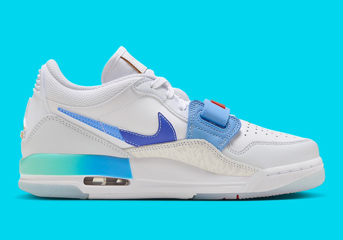 Jordan Legacy 312 Low 'White/Aqua': Bộ sưu tập giới hạn dành riêng cho học sinh - 3
