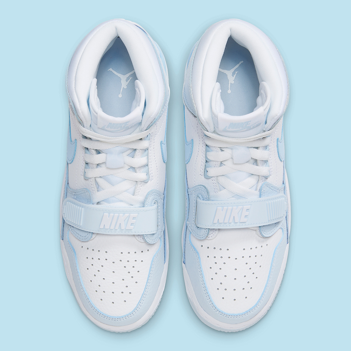 Jordan Legacy 312 White/Arctic Blue: Phối màu độc đáo dành cho mùa đông, giá chỉ 100 USD! - 12
