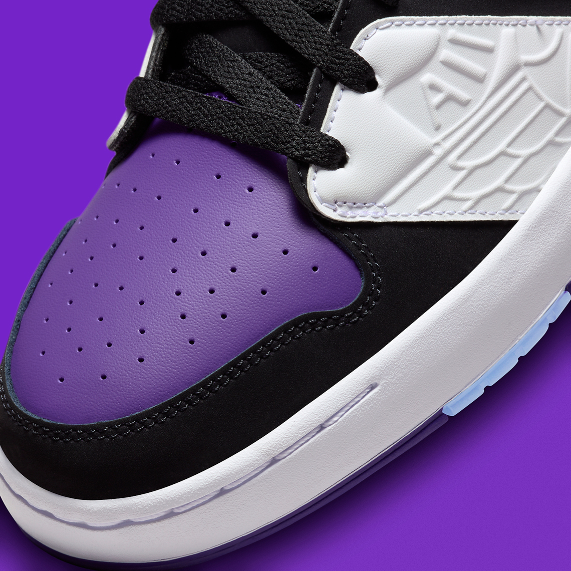 Jordan Nu Retro 1 được trang bị màu Purple Toe - 7