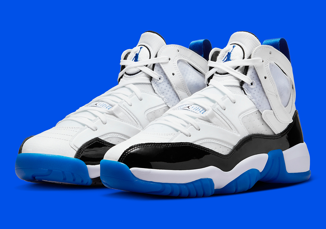 Jordan Two Trey thêm một chút Royal vào màu sắc gợi nhớ đến "Concord" này