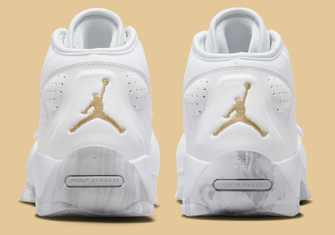 Jordan Zion 2 màu White và Metallic Gold - 5