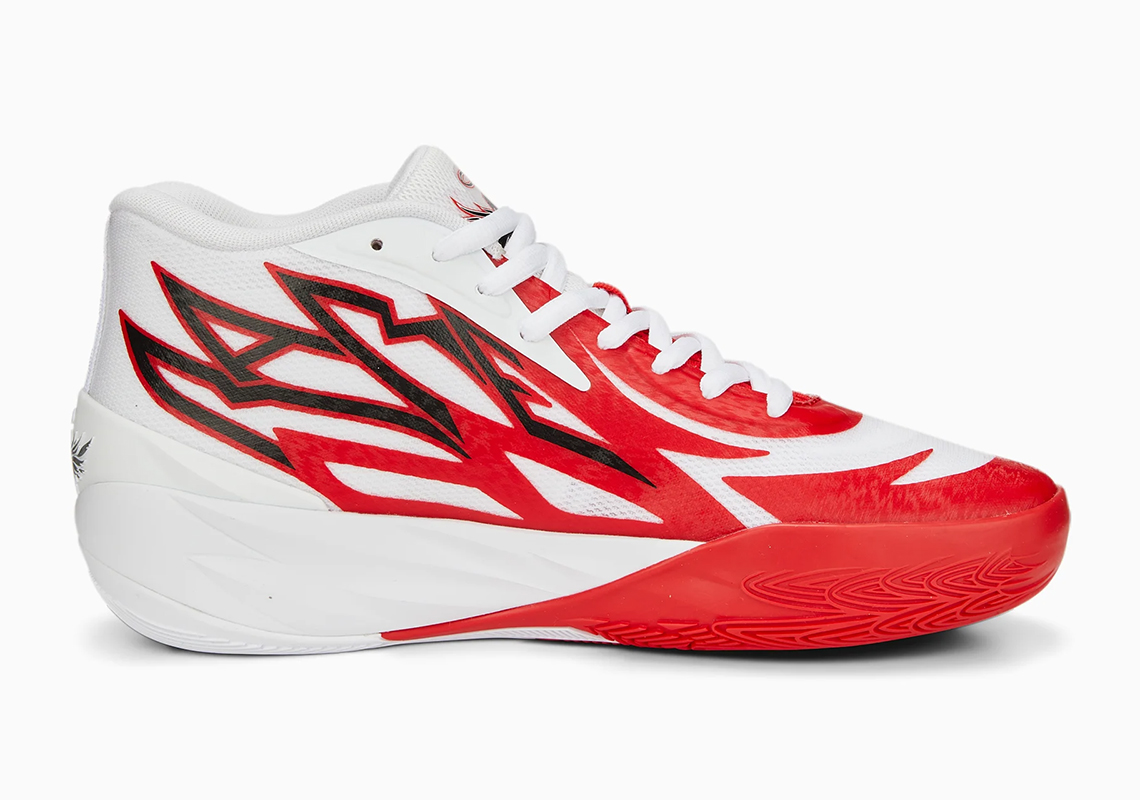 LaMelo Ball's PUMA MB02 khoác trên mình bộ cánh đỏ rực rỡ - 3