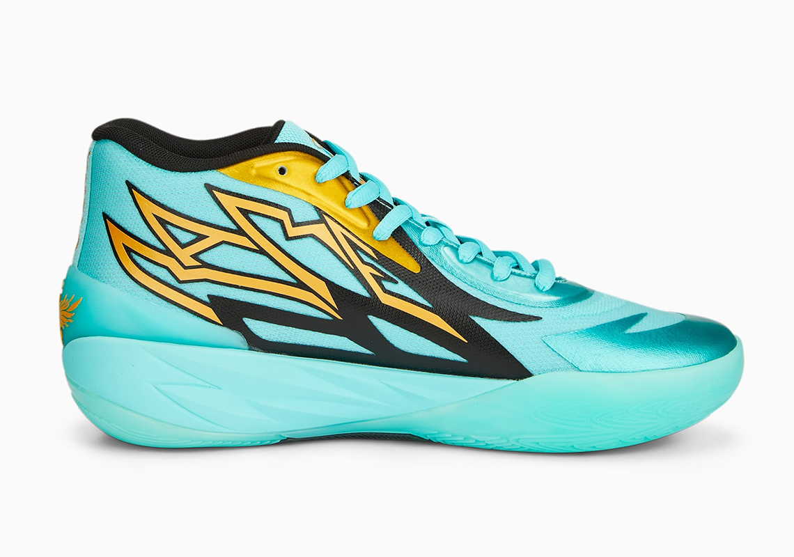 LaMelo Ball's PUMA MB02 mang một vẻ ngoài xanh Teal mới mẻ - 3