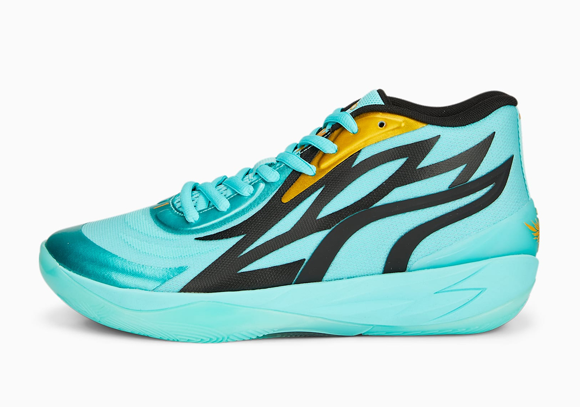 LaMelo Ball's PUMA MB02 mang một vẻ ngoài "xanh Teal" mới mẻ