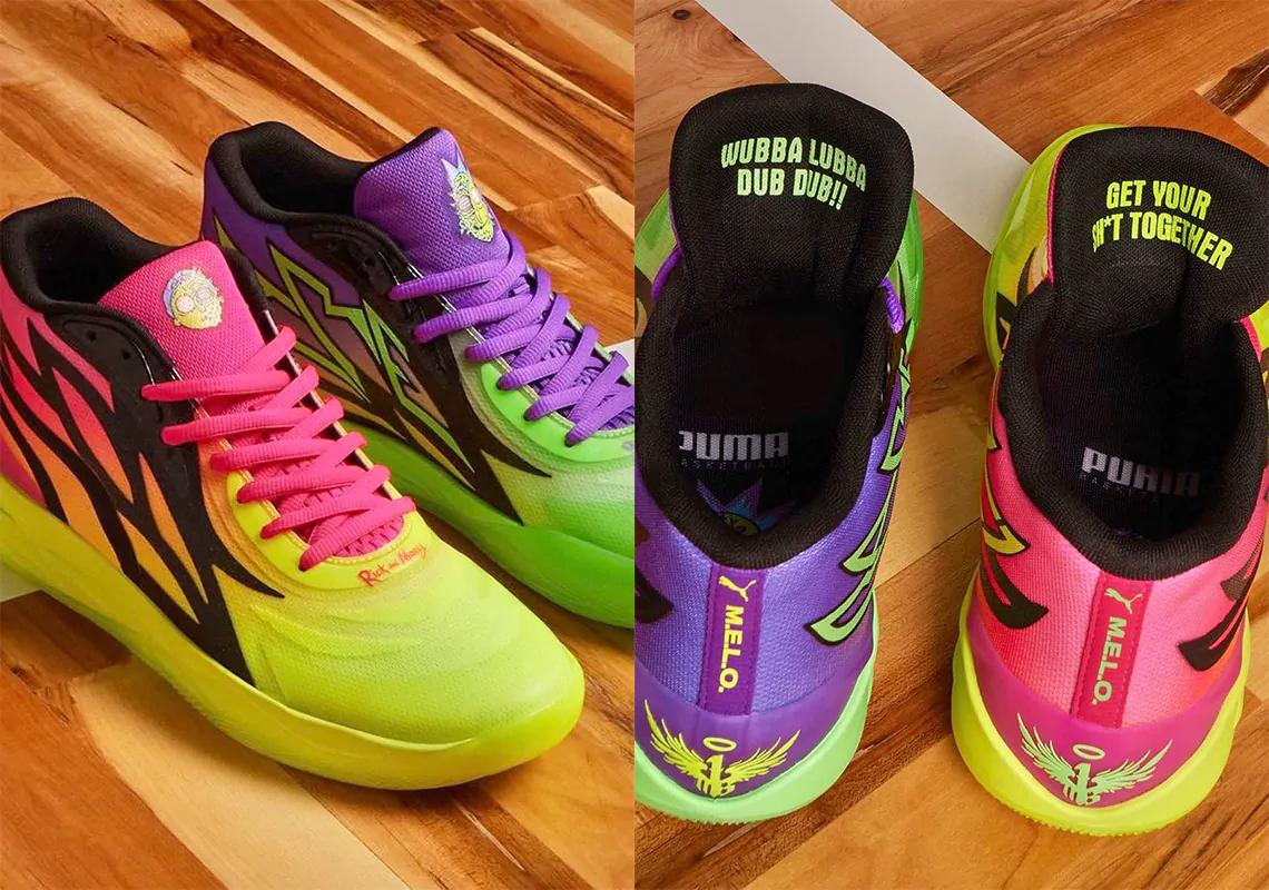 LaMelo Ball xuất hiện lần đầu trong sự hợp tác của Rick và Morty với PUMA MB02