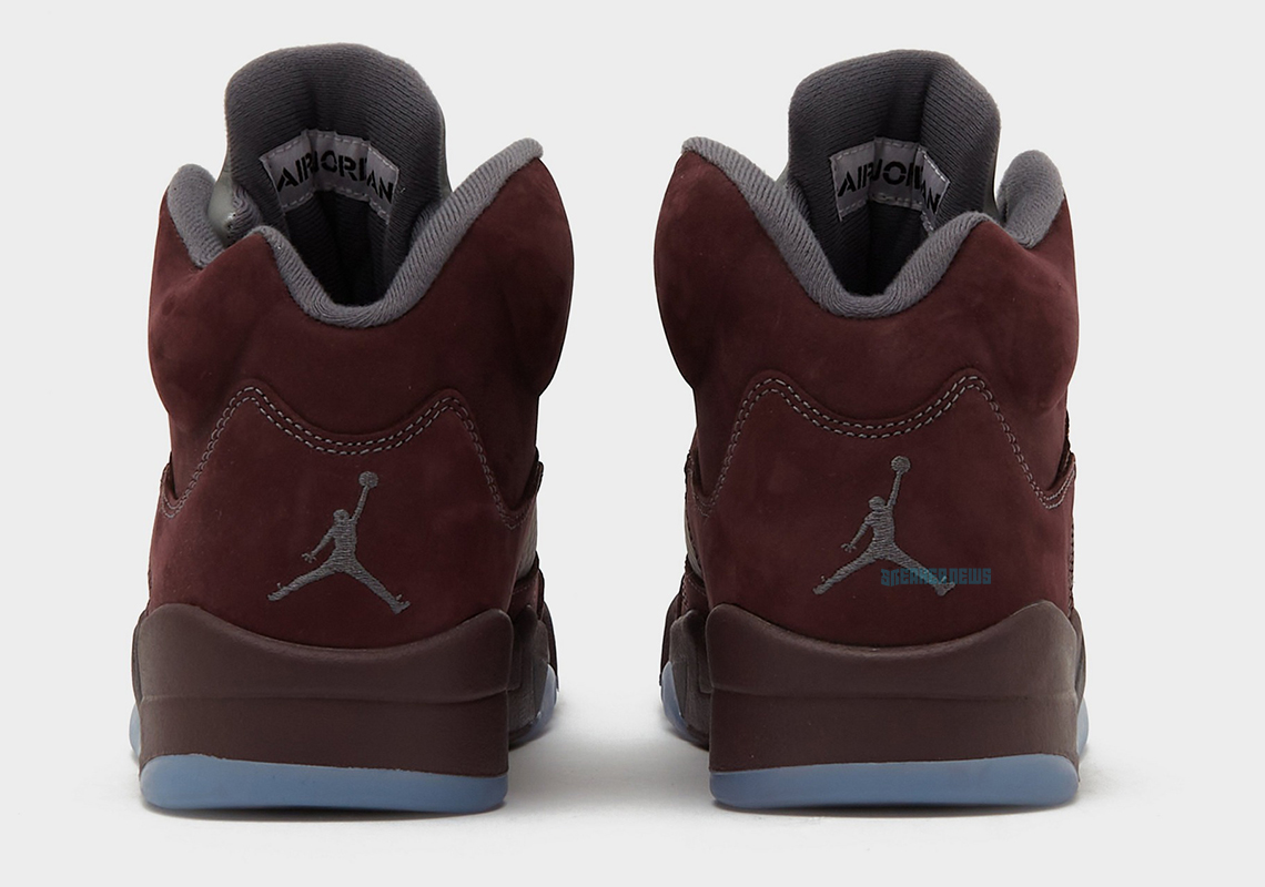 Lần đầu tiên được nhìn thấy chiếc Air Jordan 5 phiên bản Burgundy - 4