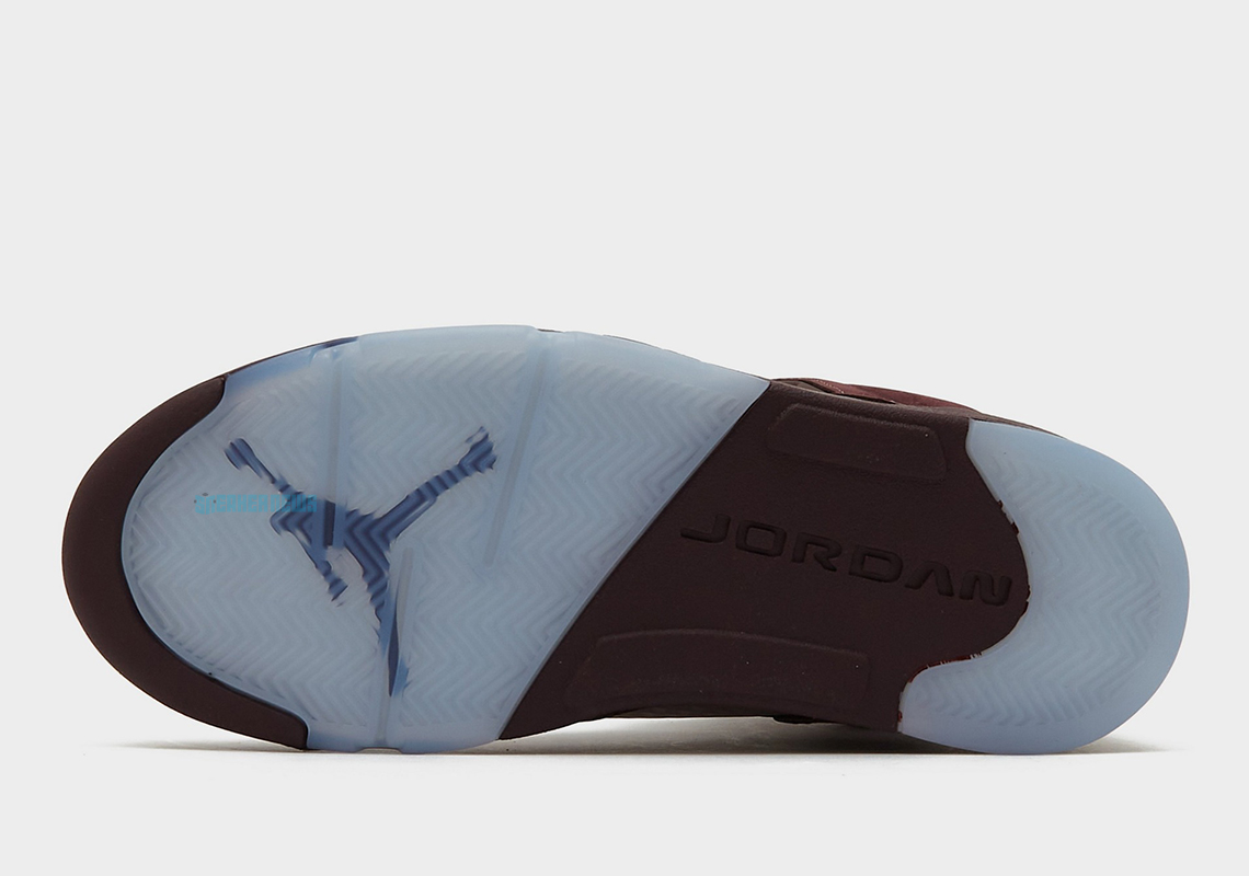 Lần đầu tiên được nhìn thấy chiếc Air Jordan 5 phiên bản Burgundy - 5