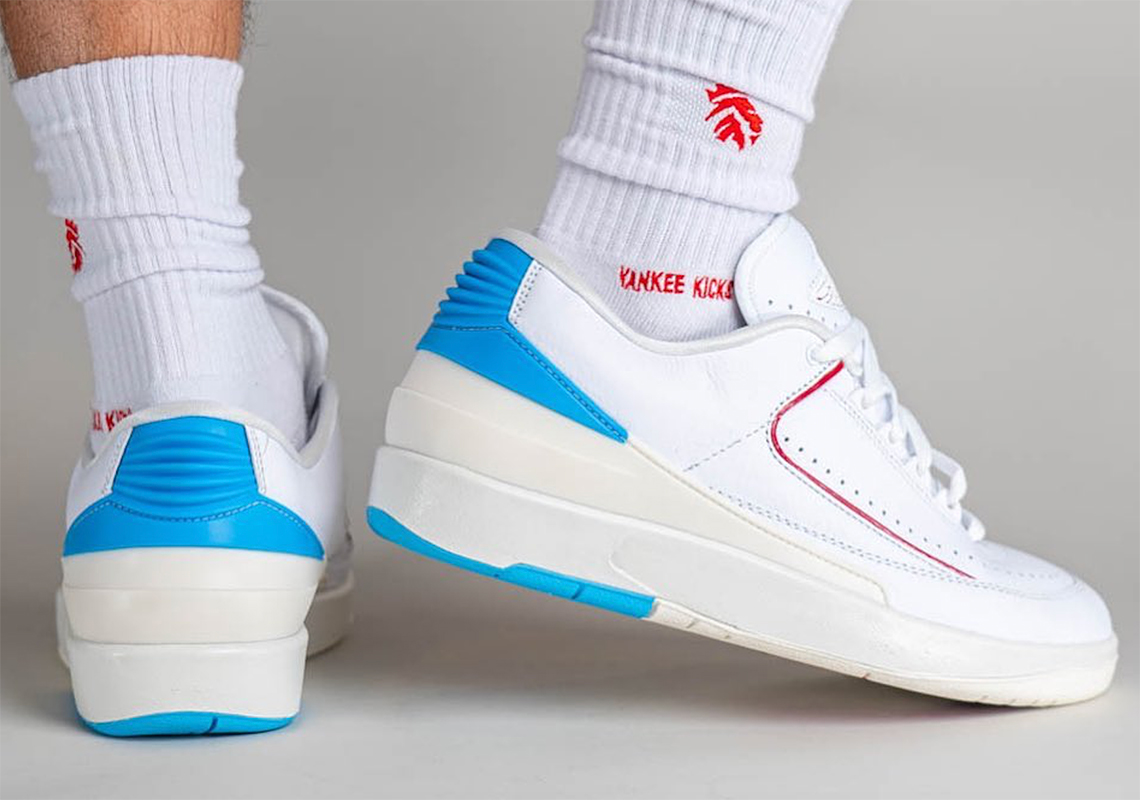 Lần đầu tiên nhìn vào Air Jordan 2 Low UNC to Chicago - 4