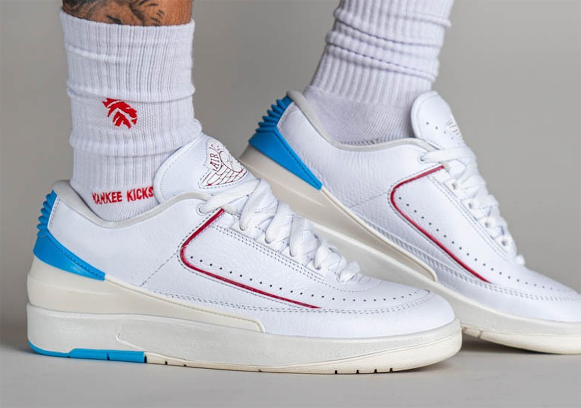 Lần đầu tiên nhìn vào Air Jordan 2 Low UNC to Chicago - 5