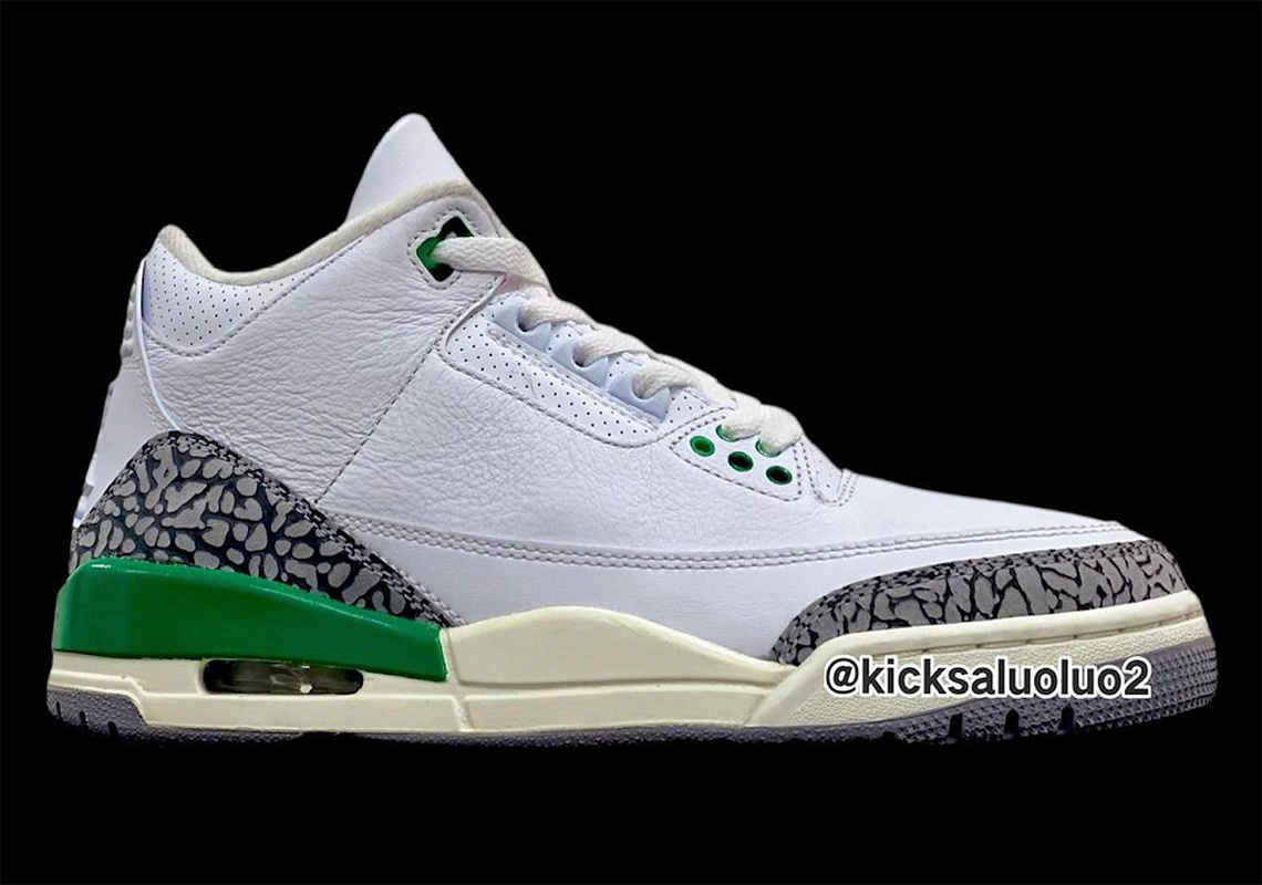 Lần đầu tiên tôi nhìn thấy Air Jordan 3 Lucky Green thật tuyệt vời - 1