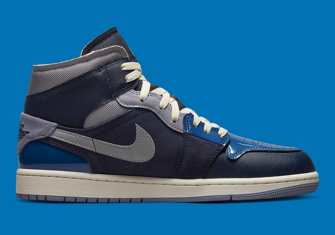 Lộ diện hình ảnh của Air Jordan 1 Mid SE Obsidian - 3