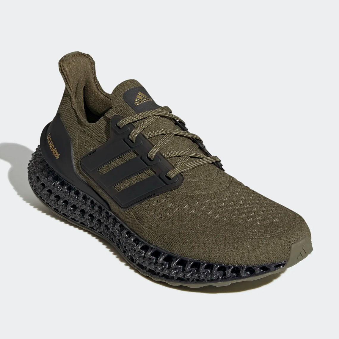 Lộ diện hình ảnh của giày sneaker Adidas Ultra 4DFWD Focus Olive - 2