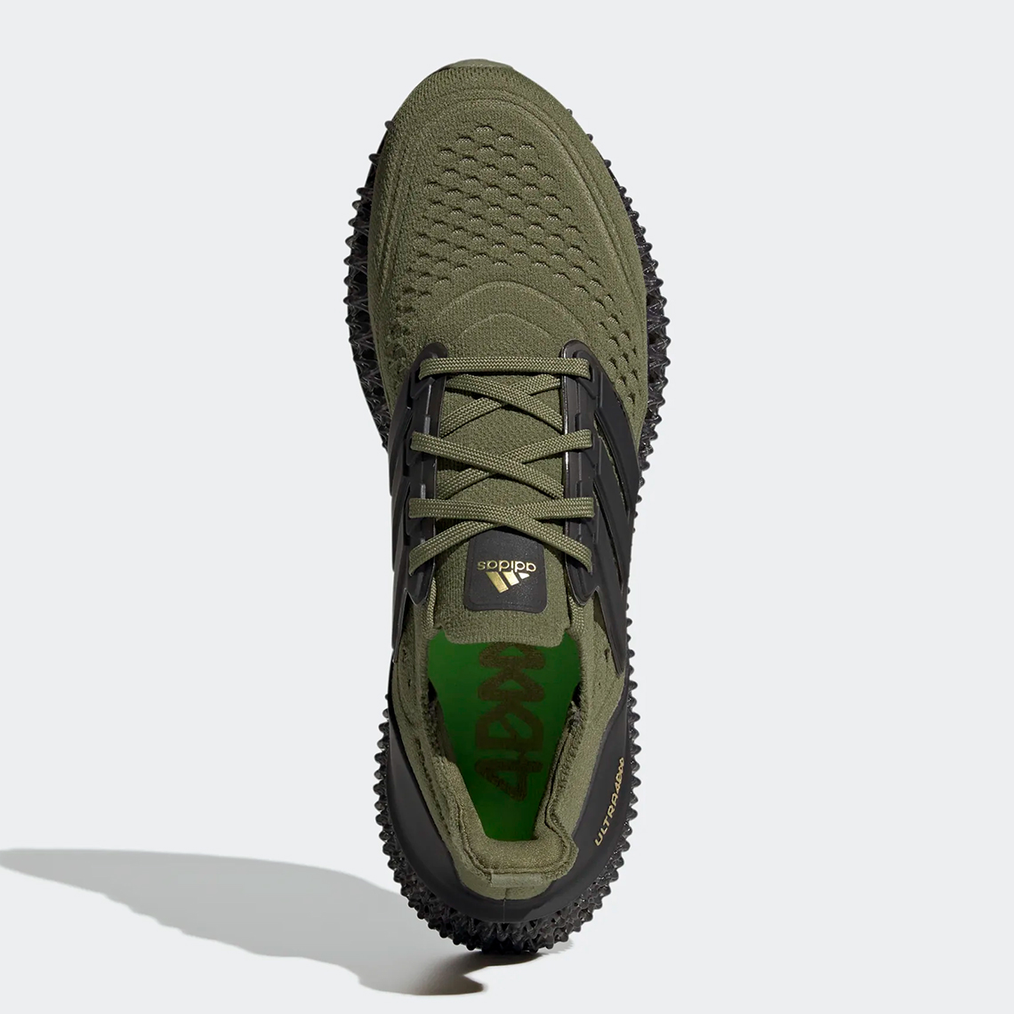 Lộ diện hình ảnh của giày sneaker Adidas Ultra 4DFWD Focus Olive - 6