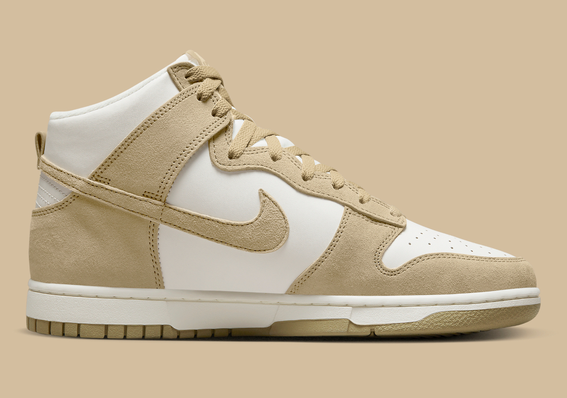 Lộ diện một số hình ảnh của mẫu giày Nike Dunk High White/Tan - 3