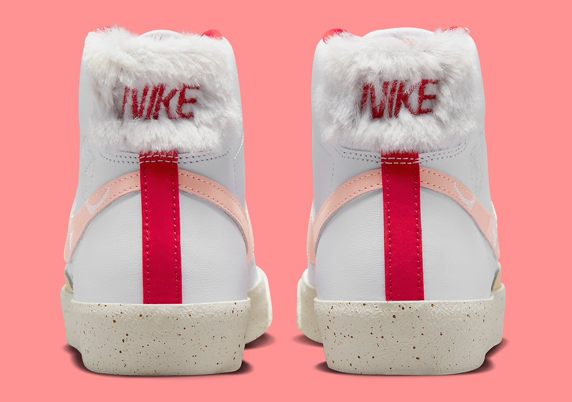 Lông thỏ giả tô điểm cho Nike Blazer Mid '77 Leap High - 6