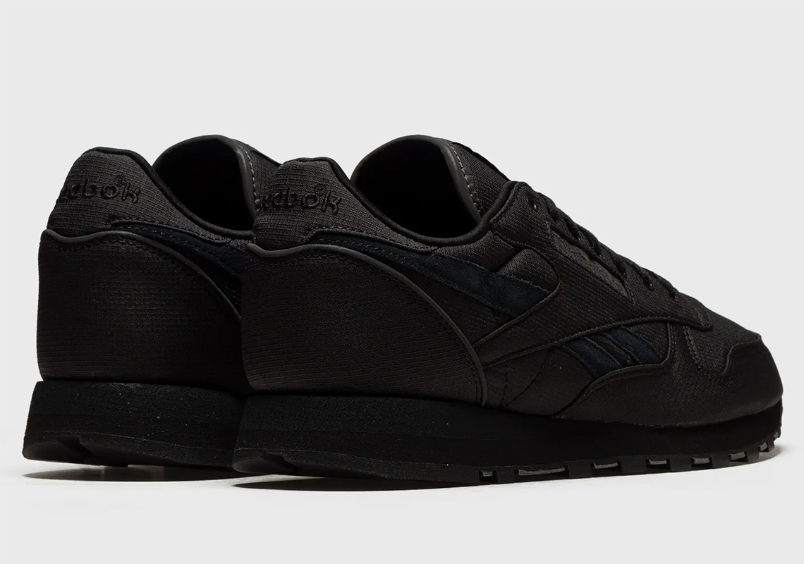 Maharishi Reebok Classic Leather được chế tạo gần như hoàn toàn bằng màu đen - 3